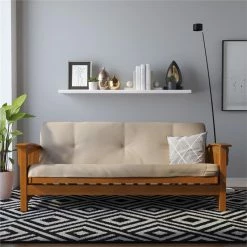 Budget ๐ DHP Eve 6 Inch Full High Density Polyester Fill Futon Mattress In Tan Microfiber ๐ 12 Budget ๐ DHP Eve 6 Inch Full High Density Polyester Fill Futon Mattress In Tan Microfiber ๐ -Living Room Sales Shop 2219018 3 L