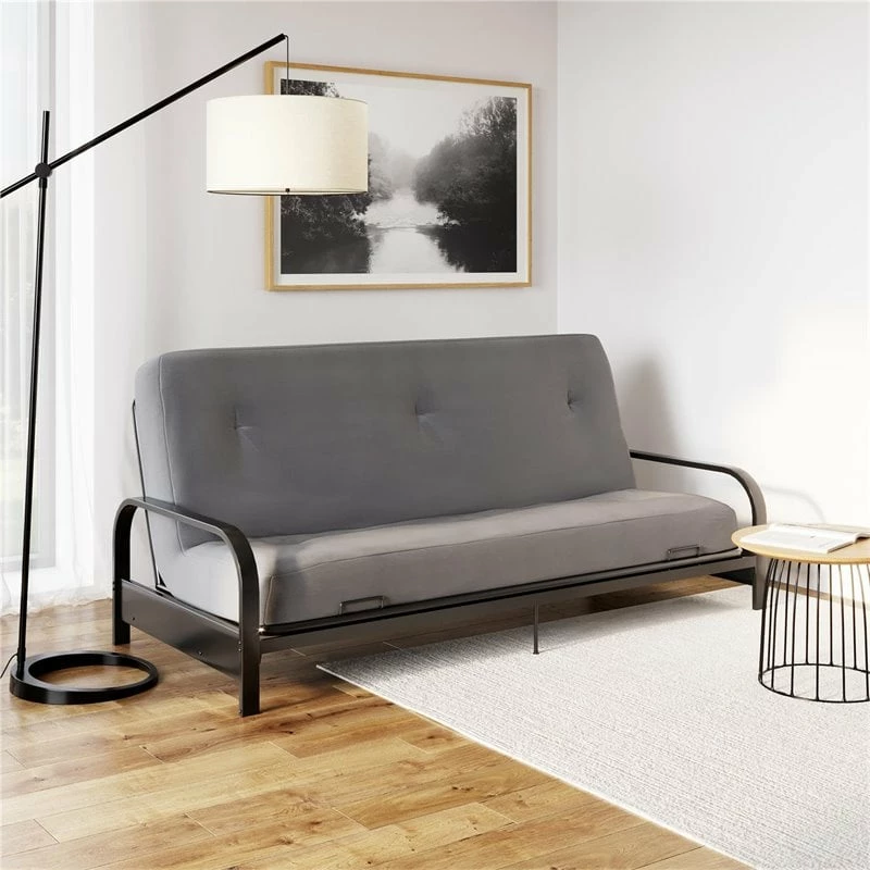 Best Sale π DHP Carson 6 Inch High Density Polyester Fill Futon Mattress Full Size In Gray π― 4 Best Sale π DHP Carson 6 Inch High Density Polyester Fill Futon Mattress Full Size In Gray π― - Image 2