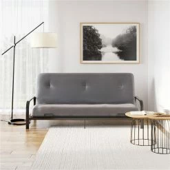 Best Sale π DHP Carson 6 Inch High Density Polyester Fill Futon Mattress Full Size In Gray π― 10 Best Sale π DHP Carson 6 Inch High Density Polyester Fill Futon Mattress Full Size In Gray π― -Living Room Sales Shop 2219023 2 L