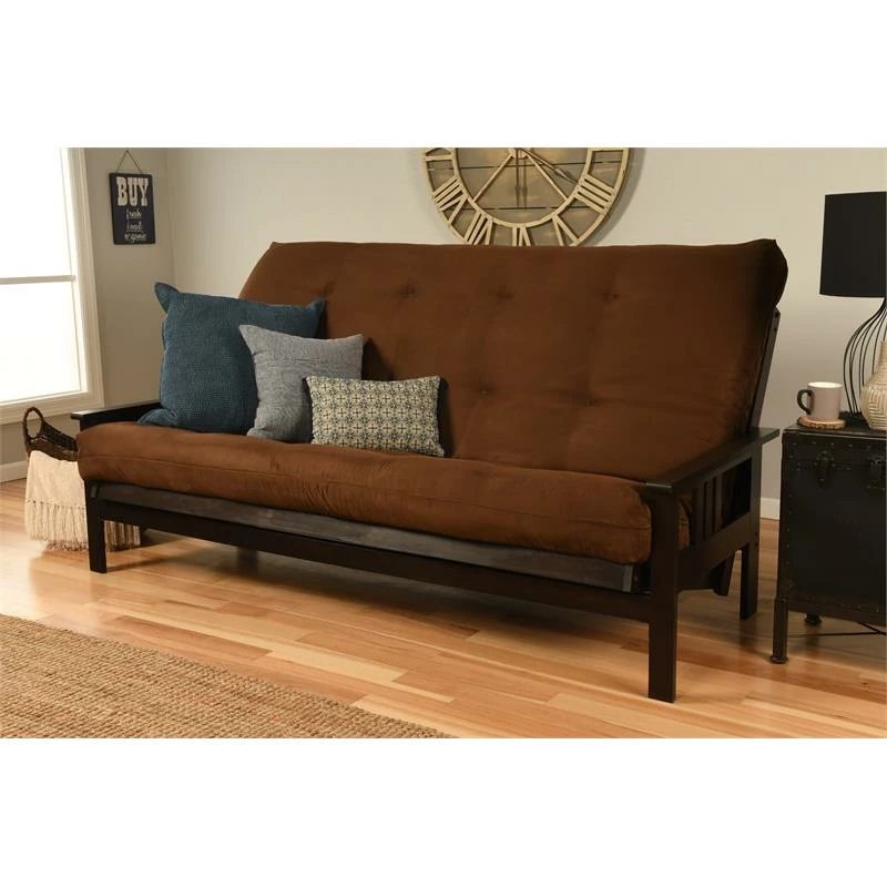 Best Sale ⭐ Kodiak Furniture Queen-size Suede Fabric Futon Mattress In Chocolate Brown 🤩 4 Best Sale ⭐ Kodiak Furniture Queen-size Suede Fabric Futon Mattress In Chocolate Brown 🤩 - Image 2