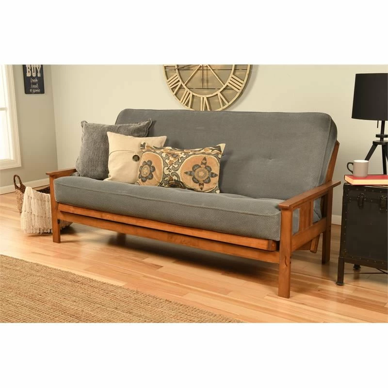 Hot Sale π Kodiak Furniture Full Traditional Fabric Futon Mattress In Marmont Thunder Blue π 4 Hot Sale π Kodiak Furniture Full Traditional Fabric Futon Mattress In Marmont Thunder Blue π - Image 2