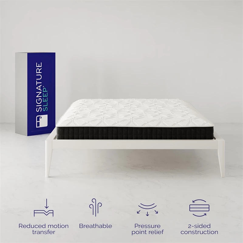 Discount π DHP Signature Sleep Contour Comfort 8-Inch Full Reversible Mattress Medium-Firm π 14 Discount π DHP Signature Sleep Contour Comfort 8-Inch Full Reversible Mattress Medium-Firm π - Image 12