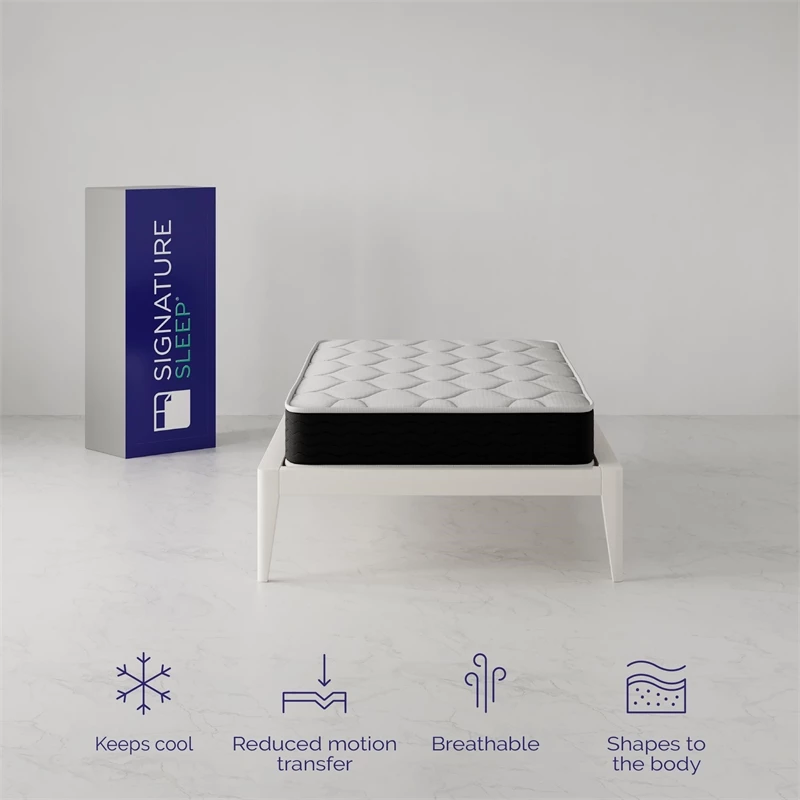 Best reviews of π DHP Signature Sleep Italian Made Vitality 8" Memory Foam Hybrid Mattress In Twin π 10 Best reviews of π DHP Signature Sleep Italian Made Vitality 8" Memory Foam Hybrid Mattress In Twin π - Image 8