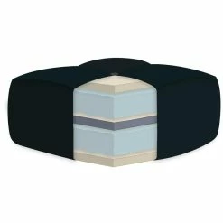 Flash Sale ✔️ Bowery Hill 8" Full Double Poly Single Foam Futon In Khaki Brown ✨ -Living Room Sales Shop 2261120 1 L