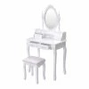 New ๐ Costway Pine Wood Vanity Table Set With ๐ Dressing Table And Stool In White โจ 1 New ๐ Costway Pine Wood Vanity Table Set With ๐ Dressing Table And Stool In White โจ -Living Room Sales Shop 2301272 L