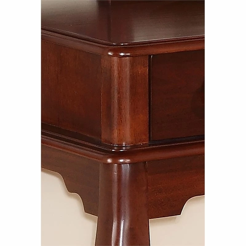 Best deal 👍 Poundex Furniture Wood Vanity Set With Mirror In Cherry Color 😀 4 Best deal 👍 Poundex Furniture Wood Vanity Set With Mirror In Cherry Color 😀 - Image 2