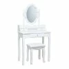 Best deal ๐ฏ Costway Contemporary MDF Vanity ๐ Dressing Table Set With 2 Side Drawers In White ๐ 2 Best deal ๐ฏ Costway Contemporary MDF Vanity ๐ Dressing Table Set With 2 Side Drawers In White ๐ -Living Room Sales Shop 2314086 L