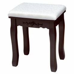 Best deal ๐ Costway Contemporary MDF Vanity ๐ Dressing Table Set With 2 Side Drawers In Brown ๐ 21 Best deal ๐ Costway Contemporary MDF Vanity ๐ Dressing Table Set With 2 Side Drawers In Brown ๐ -Living Room Sales Shop 2314289 5 L