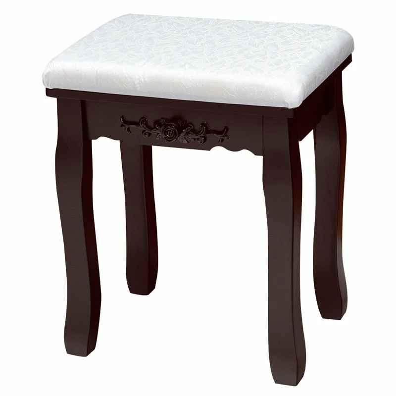 Best deal ๐ Costway Contemporary MDF Vanity ๐ Dressing Table Set With 2 Side Drawers In Brown ๐ 10 Best deal ๐ Costway Contemporary MDF Vanity ๐ Dressing Table Set With 2 Side Drawers In Brown ๐ - Image 8