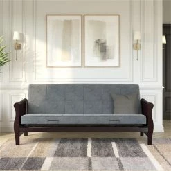 Flash Sale π Pemberly Row 6 Inch Square Quilted Futon Mattress Full Size In Gray π 15 Flash Sale π Pemberly Row 6 Inch Square Quilted Futon Mattress Full Size In Gray π -Living Room Sales Shop 2314570 3 L