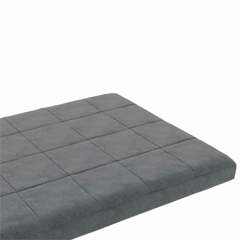 Flash Sale π Pemberly Row 6 Inch Square Quilted Futon Mattress Full Size In Gray π 4 Flash Sale π Pemberly Row 6 Inch Square Quilted Futon Mattress Full Size In Gray π - Image 2