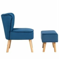 Cheap ๐ Costway Thick Padded Button Tufted Leisure Chair And Ottoman Set In Blue ๐ 13 Cheap ๐ Costway Thick Padded Button Tufted Leisure Chair And Ottoman Set In Blue ๐ -Living Room Sales Shop 2326472 2 L