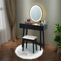 Budget β Costway Touch Screen 3 Lighting Modes π Dressing/Makeup Vanity Set In Black π₯° 15 Budget β Costway Touch Screen 3 Lighting Modes π Dressing/Makeup Vanity Set In Black π₯° -Living Room Sales Shop 2326497 3 L