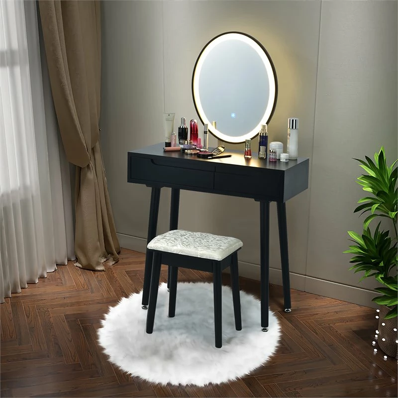 Budget β Costway Touch Screen 3 Lighting Modes π Dressing/Makeup Vanity Set In Black π₯° 6 Budget β Costway Touch Screen 3 Lighting Modes π Dressing/Makeup Vanity Set In Black π₯° - Image 4
