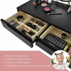 Budget β Costway Touch Screen 3 Lighting Modes π Dressing/Makeup Vanity Set In Black π₯° 19 Budget β Costway Touch Screen 3 Lighting Modes π Dressing/Makeup Vanity Set In Black π₯° -Living Room Sales Shop 2326497 7 L