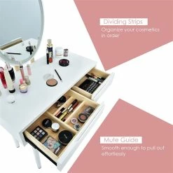 New βοΈ Costway Touch Screen 3 Lighting Modes π Dressing/Makeup Vanity Set In White β€οΈ 20 New βοΈ Costway Touch Screen 3 Lighting Modes π Dressing/Makeup Vanity Set In White β€οΈ -Living Room Sales Shop 2326499 8 L