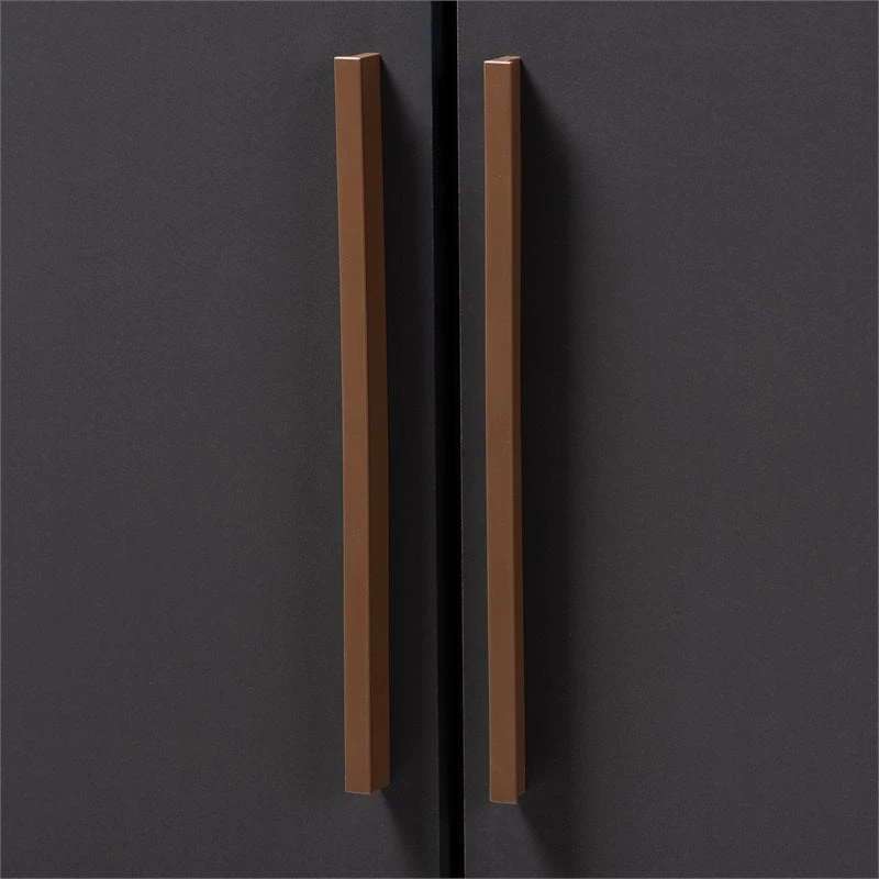 Hot Sale π₯° Bowery Hill 7-Shelf Wood Armoire In Gray And Walnut Brown π 11 Hot Sale π₯° Bowery Hill 7-Shelf Wood Armoire In Gray And Walnut Brown π - Image 9