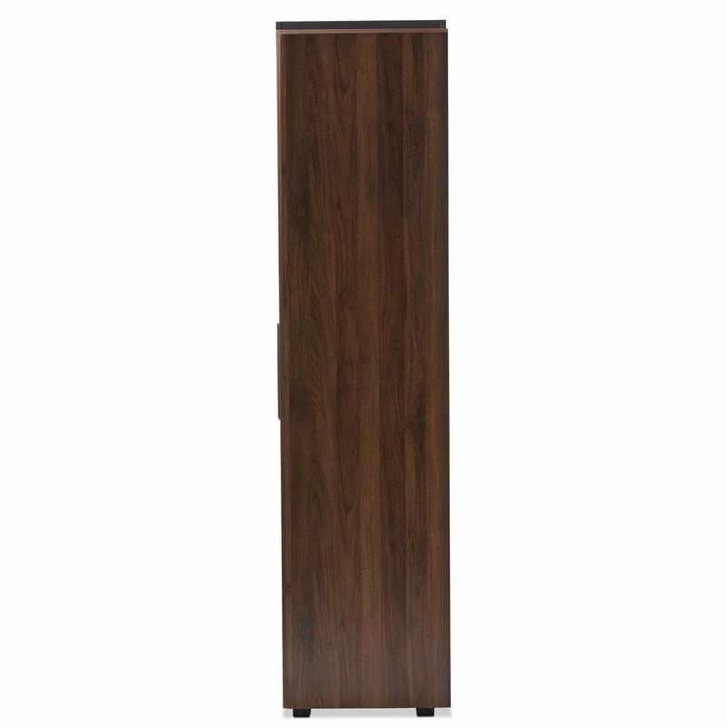 Hot Sale π₯° Bowery Hill 7-Shelf Wood Armoire In Gray And Walnut Brown π 12 Hot Sale π₯° Bowery Hill 7-Shelf Wood Armoire In Gray And Walnut Brown π - Image 10
