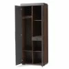 Hot Sale 🥰 Bowery Hill 7-Shelf Wood Armoire In Gray And Walnut Brown 🛒