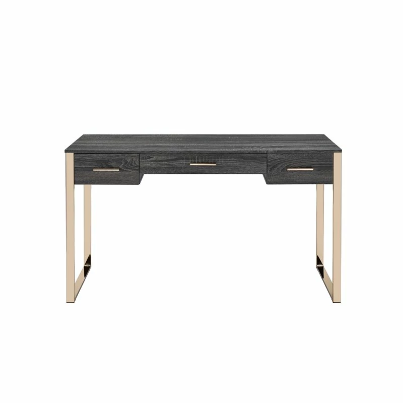 Cheap β€οΈ ACME Furniture ACME Perle Vanity Desk In Champagne Gold & Weathered Oak Finish π 4 Cheap β€οΈ ACME Furniture ACME Perle Vanity Desk In Champagne Gold & Weathered Oak Finish π - Image 2