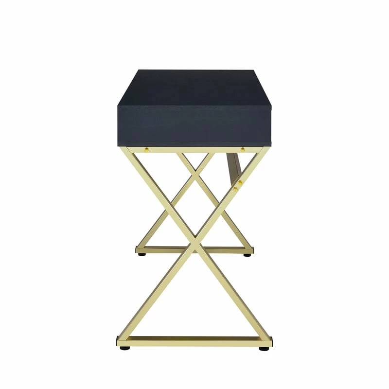 Best reviews of ๐ ACME Furniture ACME Coleen Vanity Desk In Black & Brass Finish ๐ 6 Best reviews of ๐ ACME Furniture ACME Coleen Vanity Desk In Black & Brass Finish ๐ - Image 4