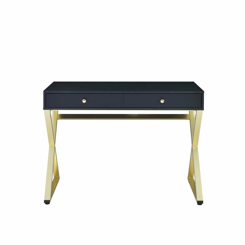 Wholesale โ๏ธ ACME Furniture ACME Coleen Vanity Desk In Black & Brass Finish ๐งจ 8 Wholesale โ๏ธ ACME Furniture ACME Coleen Vanity Desk In Black & Brass Finish ๐งจ - Image 6