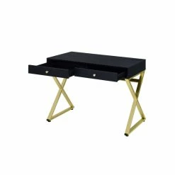 Wholesale โ๏ธ ACME Furniture ACME Coleen Vanity Desk In Black & Brass Finish ๐งจ 23 Wholesale โ๏ธ ACME Furniture ACME Coleen Vanity Desk In Black & Brass Finish ๐งจ -Living Room Sales Shop 2383043 5 L