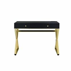 Wholesale โ๏ธ ACME Furniture ACME Coleen Vanity Desk In Black & Brass Finish ๐งจ 26 Wholesale โ๏ธ ACME Furniture ACME Coleen Vanity Desk In Black & Brass Finish ๐งจ -Living Room Sales Shop 2383043 8 L