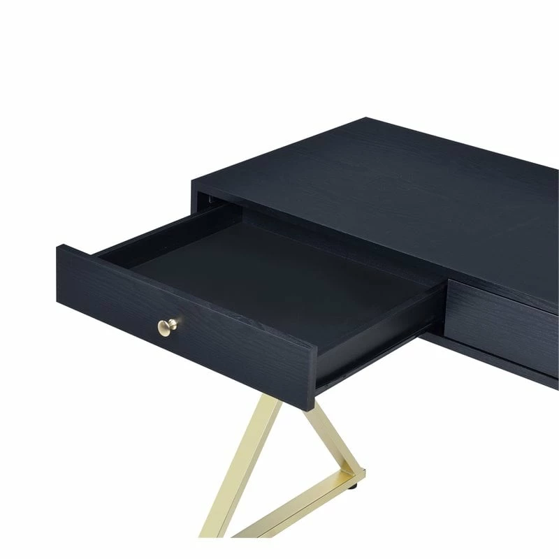 Wholesale โ๏ธ ACME Furniture ACME Coleen Vanity Desk In Black & Brass Finish ๐งจ 15 Wholesale โ๏ธ ACME Furniture ACME Coleen Vanity Desk In Black & Brass Finish ๐งจ - Image 13