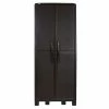 New 😉 MQ Eclypse 3-Shelf Plastic Armoire Cabinet In Espresso 🔔 -Living Room Sales Shop 2398417 7 L