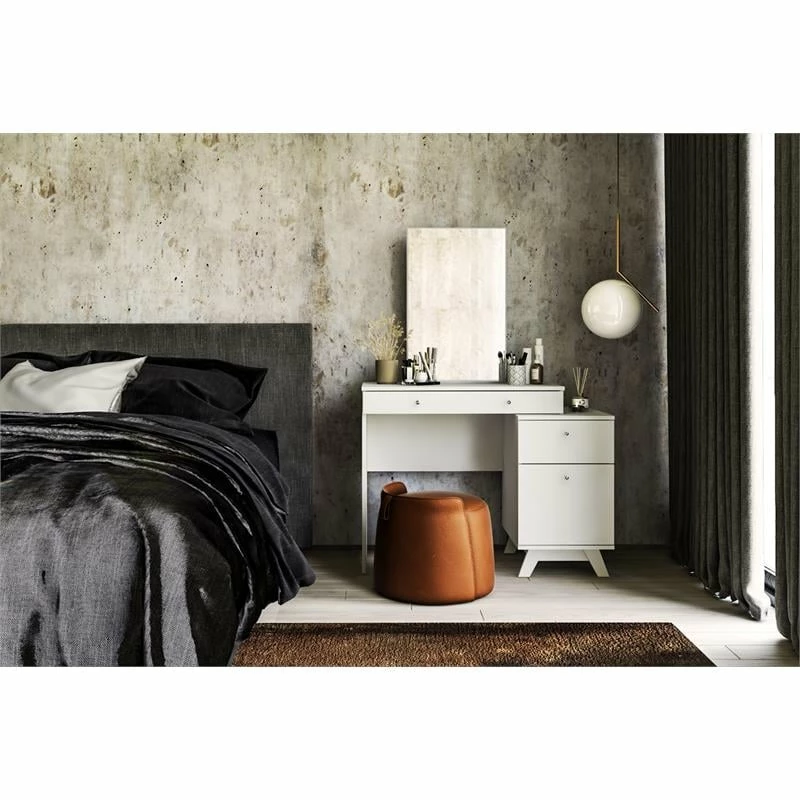 Deals π BS Canada Import Decor Santa Monica White 2-Drawer π Dressing Table With Mirror π₯° 10 Deals π BS Canada Import Decor Santa Monica White 2-Drawer π Dressing Table With Mirror π₯° - Image 8