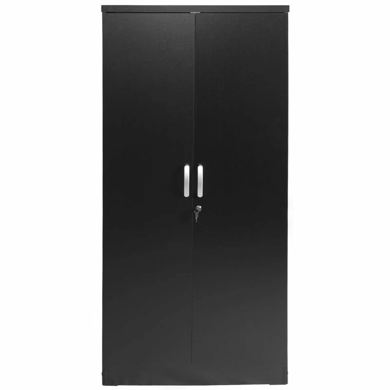 Discount 💯 Better Home Products Harmony Wood Two Door Armoire Wardrobe Cabinet In Black 🔥 4 Discount 💯 Better Home Products Harmony Wood Two Door Armoire Wardrobe Cabinet In Black 🔥 - Image 2