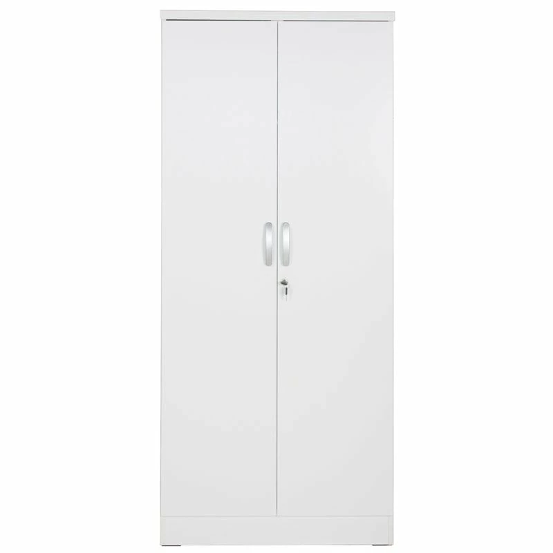 Budget ⭐ Better Home Products Harmony Wood Two Door Armoire Wardrobe Cabinet In White 💯 4 Budget ⭐ Better Home Products Harmony Wood Two Door Armoire Wardrobe Cabinet In White 💯 - Image 2