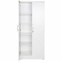 Budget ⭐ Better Home Products Harmony Wood Two Door Armoire Wardrobe Cabinet In White 💯 13 Budget ⭐ Better Home Products Harmony Wood Two Door Armoire Wardrobe Cabinet In White 💯 -Living Room Sales Shop 2423596 4 L