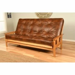 Buy π― Pemberly Row Queen-size Faux Leather Futon Mattress In Saddle Brown π 6 Buy π― Pemberly Row Queen-size Faux Leather Futon Mattress In Saddle Brown π -Living Room Sales Shop 2424376 4 L