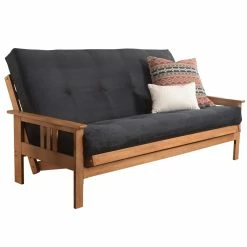Best Sale โ Kodiak Furniture Cotton And Foam Full-size Futon Mattress In Suede Black ๐