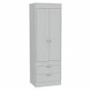 Best Sale π Bowery Hill Wood Contemporary 2 Drawer 2 Door Armoire In White π₯ 2 Best Sale π Bowery Hill Wood Contemporary 2 Drawer 2 Door Armoire In White π₯ -Living Room Sales Shop 2432930 L