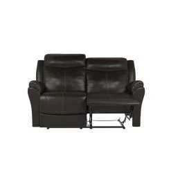 Brand new ✨ LifeStyle Solutions Relax A Lounger Parson Recliner Set In Brown Faux Leather Upholstery 😉 -Living Room Sales Shop 2444932 7 L