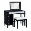 Cheap ๐ Riverbay Furniture Modern Wood And Mirrored Vanity Set In Black โจ 2 Cheap ๐ Riverbay Furniture Modern Wood And Mirrored Vanity Set In Black โจ -Living Room Sales Shop 2450544 15 L