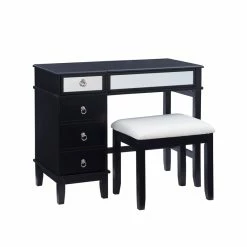 Cheap π Riverbay Furniture Modern Wood And Mirrored Vanity Set In Black β¨ 33 Cheap π Riverbay Furniture Modern Wood And Mirrored Vanity Set In Black β¨ -Living Room Sales Shop 2450544 16 L