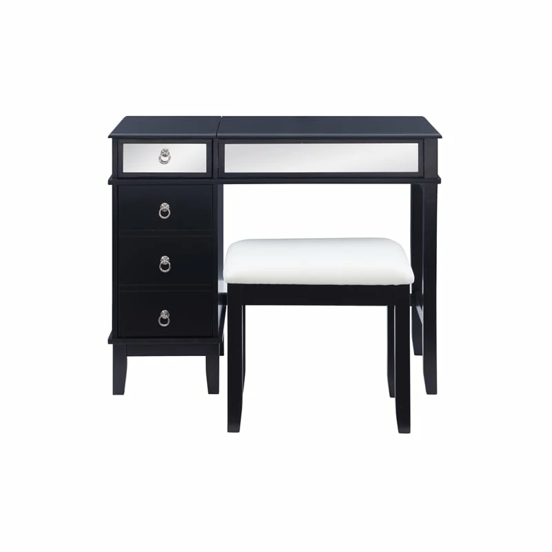 Cheap π Riverbay Furniture Modern Wood And Mirrored Vanity Set In Black β¨ 12 Cheap π Riverbay Furniture Modern Wood And Mirrored Vanity Set In Black β¨ - Image 10