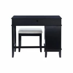 Cheap π Riverbay Furniture Modern Wood And Mirrored Vanity Set In Black β¨ 41 Cheap π Riverbay Furniture Modern Wood And Mirrored Vanity Set In Black β¨ -Living Room Sales Shop 2450544 24 L