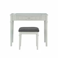 Cheap โ๏ธ Riverbay Furniture Transitional Wood Vanity In Gray ๐ 29 Cheap โ๏ธ Riverbay Furniture Transitional Wood Vanity In Gray ๐ -Living Room Sales Shop 2450571 14 L