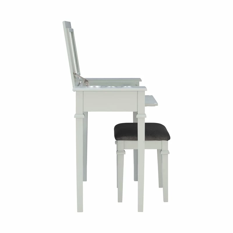 Cheap โ๏ธ Riverbay Furniture Transitional Wood Vanity In Gray ๐ 9 Cheap โ๏ธ Riverbay Furniture Transitional Wood Vanity In Gray ๐ - Image 7