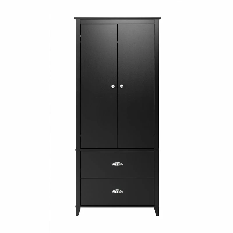 Flash Sale 👍 Pemberly Row Contemporary Wardrobe Armoire In Black 👏 8 Flash Sale 👍 Pemberly Row Contemporary Wardrobe Armoire In Black 👏 - Image 6
