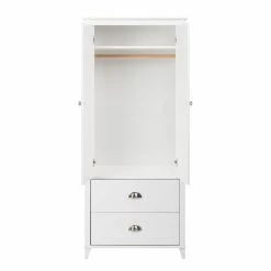 Coupon 🔥 Pemberly Row Contemporary Wardrobe Armoire In White 🥰 16 Coupon 🔥 Pemberly Row Contemporary Wardrobe Armoire In White 🥰 -Living Room Sales Shop 2452070 6 L