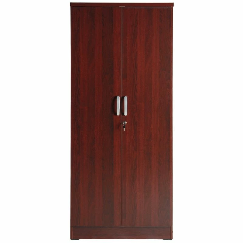 Deals π₯° Pemberly Row Modern Wood Two Door Armoire Wardrobe Cabinet In Mahogany π 4 Deals π₯° Pemberly Row Modern Wood Two Door Armoire Wardrobe Cabinet In Mahogany π - Image 2