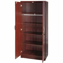 Deals π₯° Pemberly Row Modern Wood Two Door Armoire Wardrobe Cabinet In Mahogany π 11 Deals π₯° Pemberly Row Modern Wood Two Door Armoire Wardrobe Cabinet In Mahogany π -Living Room Sales Shop 2452313 3 L