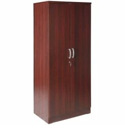 Deals π₯° Pemberly Row Modern Wood Two Door Armoire Wardrobe Cabinet In Mahogany π