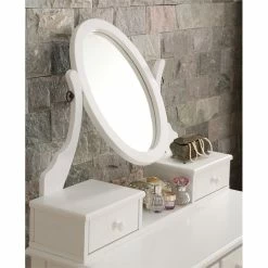 Cheapest โจ Roundhill Furniture Ashley Wood Make-Up Vanity Table And Stool Set In White ๐ฏ 14 Cheapest โจ Roundhill Furniture Ashley Wood Make-Up Vanity Table And Stool Set In White ๐ฏ -Living Room Sales Shop 2453234 5 L